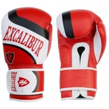Перчатки боксерские Excalibur 8050/04 Red/White PU 16 унций